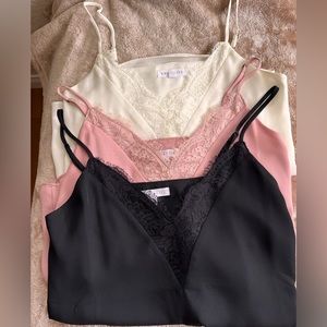 Socialite V-Lace Tank Tops